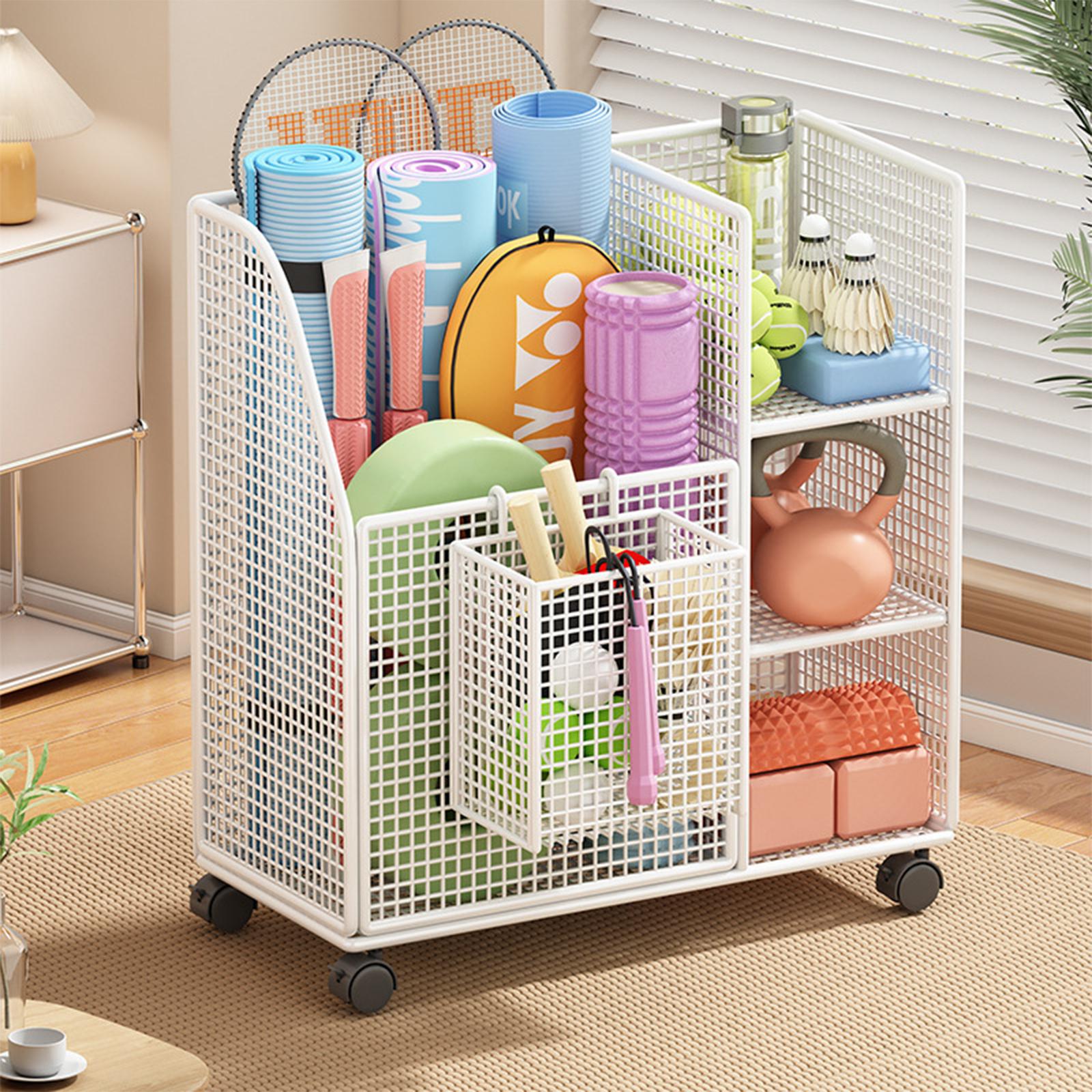 Home Gym Yoga Mat Storage - Yoga Pad Storage Rack Iron Moveable