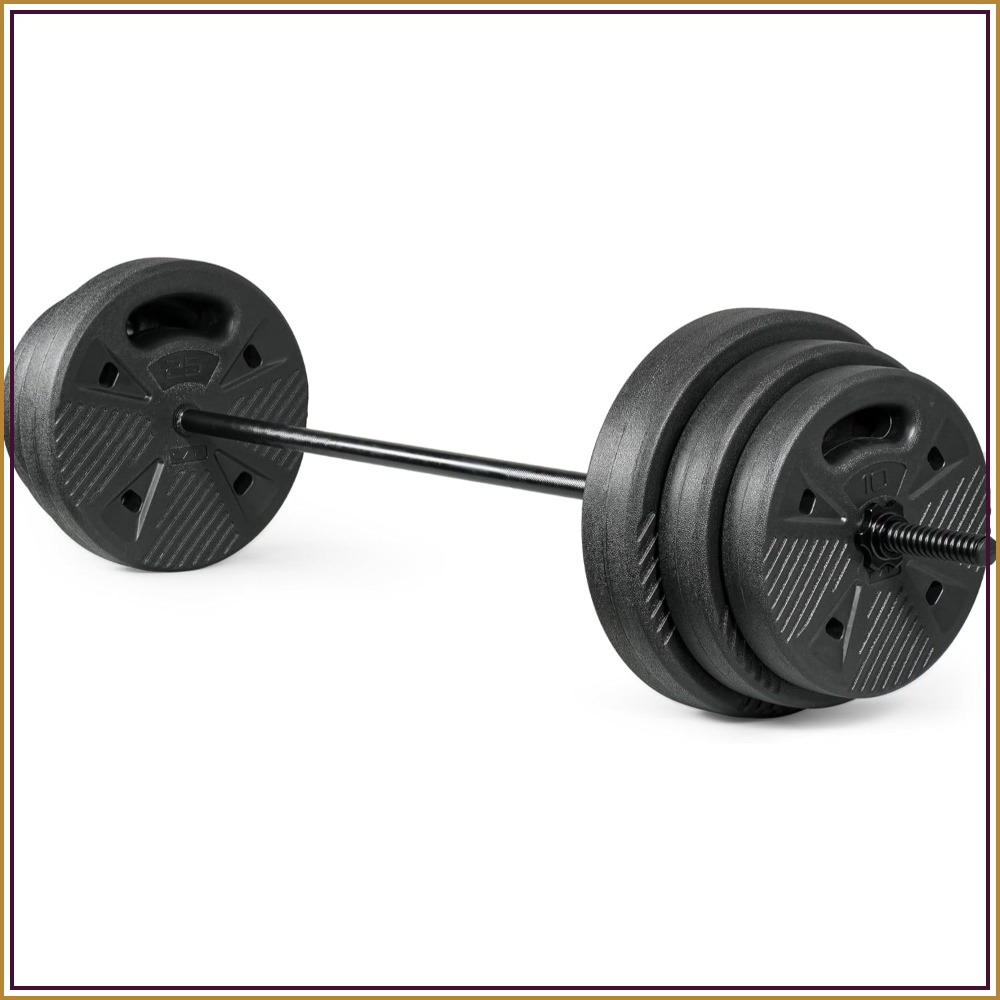 Home Gym Weights - CAP Threaded Barbell Set with 100