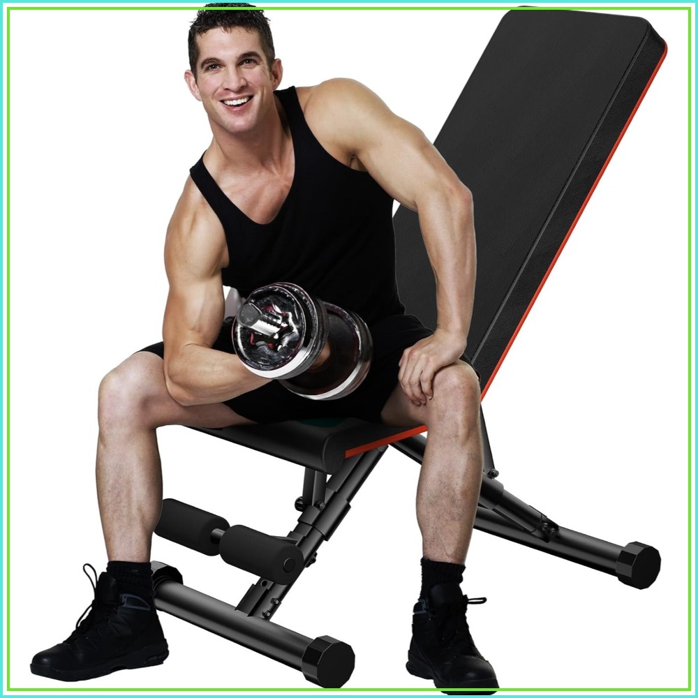 Home Gym Weights - Adjustable Weight Bench for Home Gym,