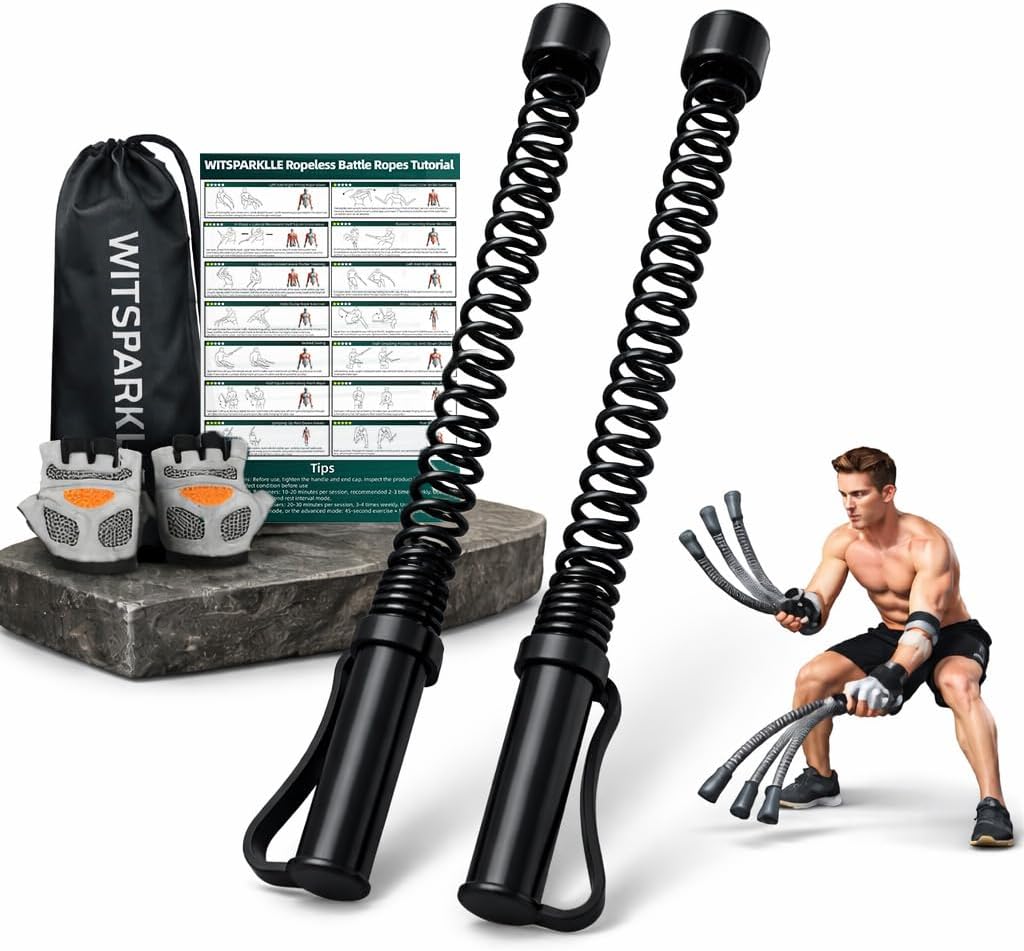 Home Gym Tutorial - Cordless Battle Ropes for Home Gym,