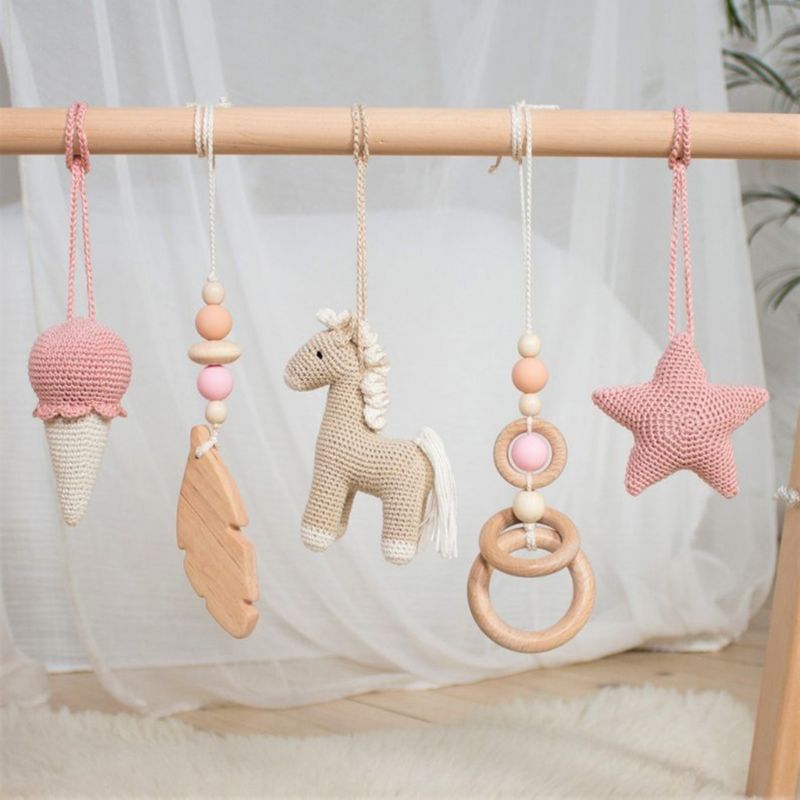 Home Gym Aesthetic - 3/4Pcs/Set Nordic Cartoon Baby Wooden Rabbit