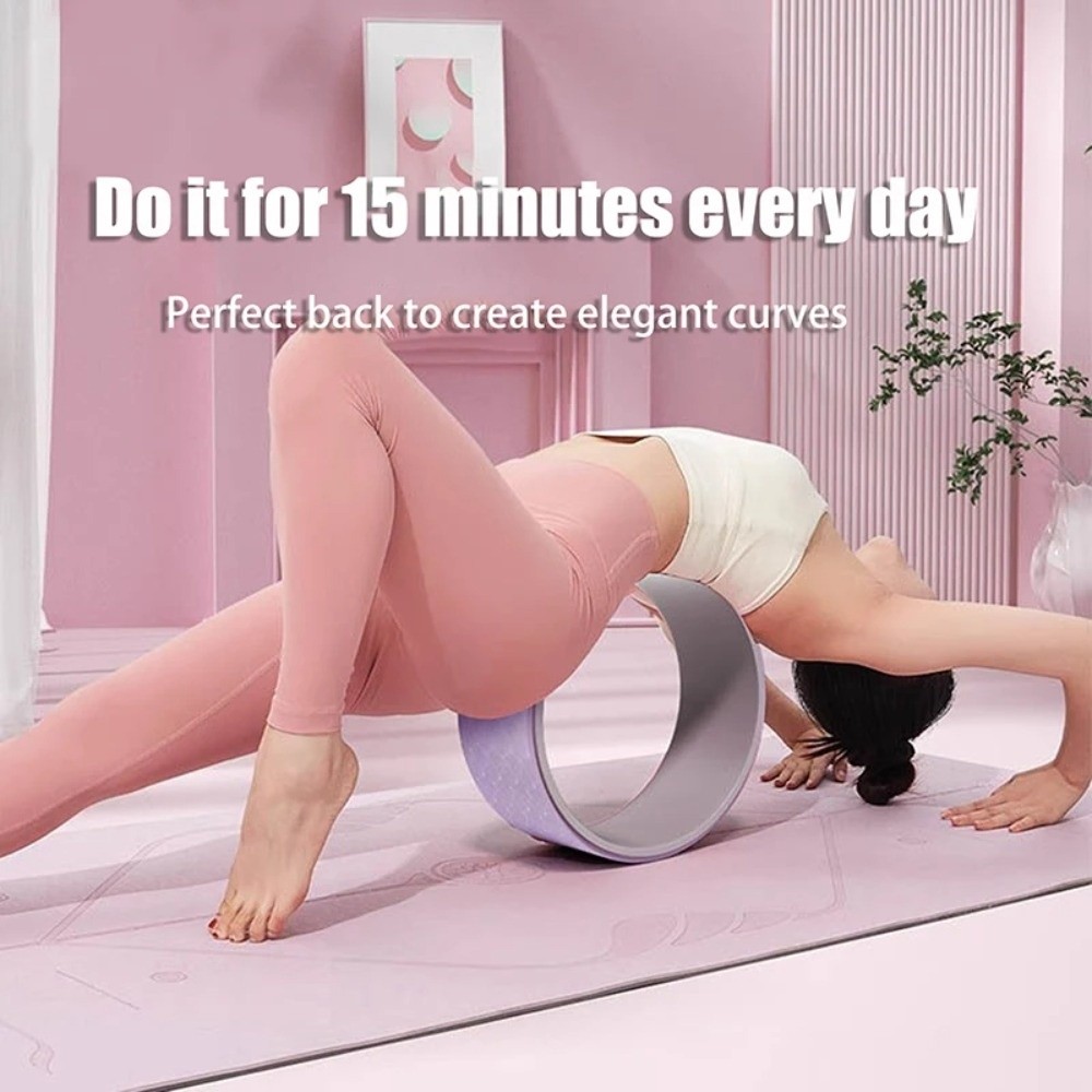 Home Gym Tools - Muscle Massage Yoga Wheel Multi-Functional Waist