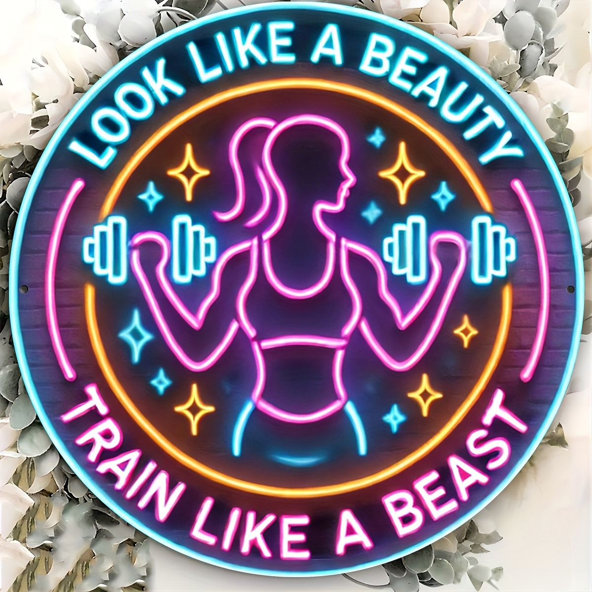 Home Gym Aesthetic - HD Tin Sign 