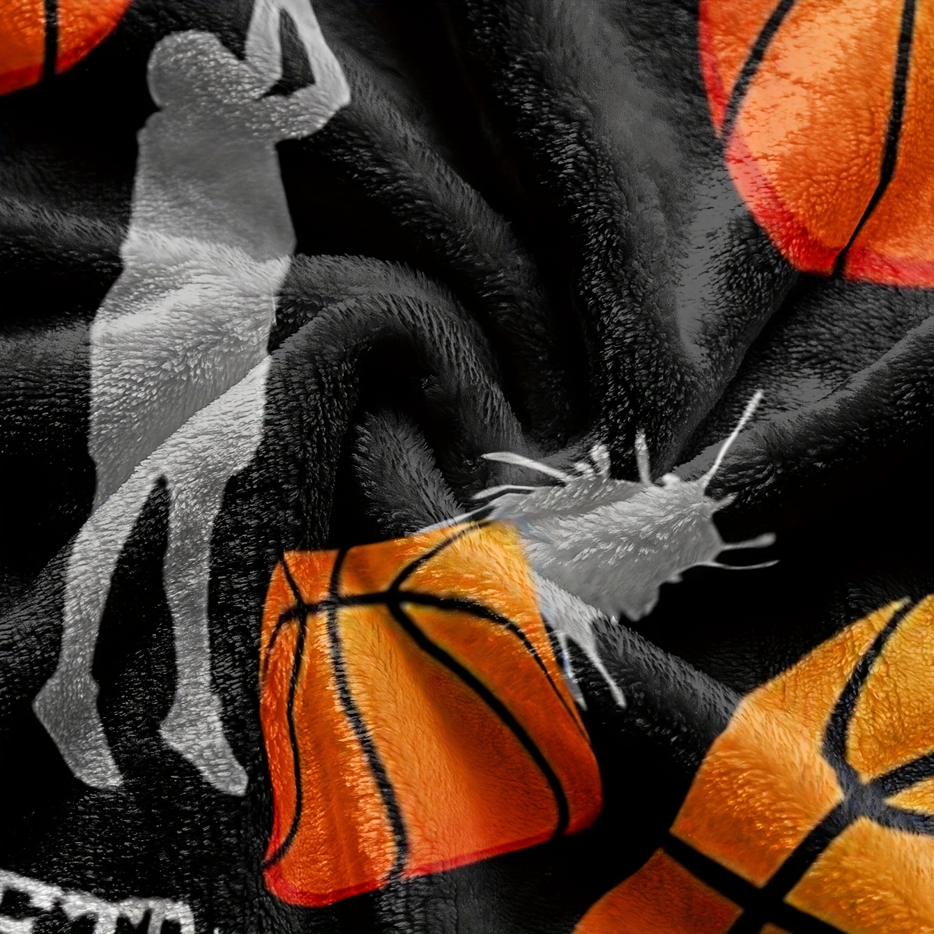 Basketball Flannel Throw Blank - Home Gym And Basketball Court บทวิจารณ์และราคา