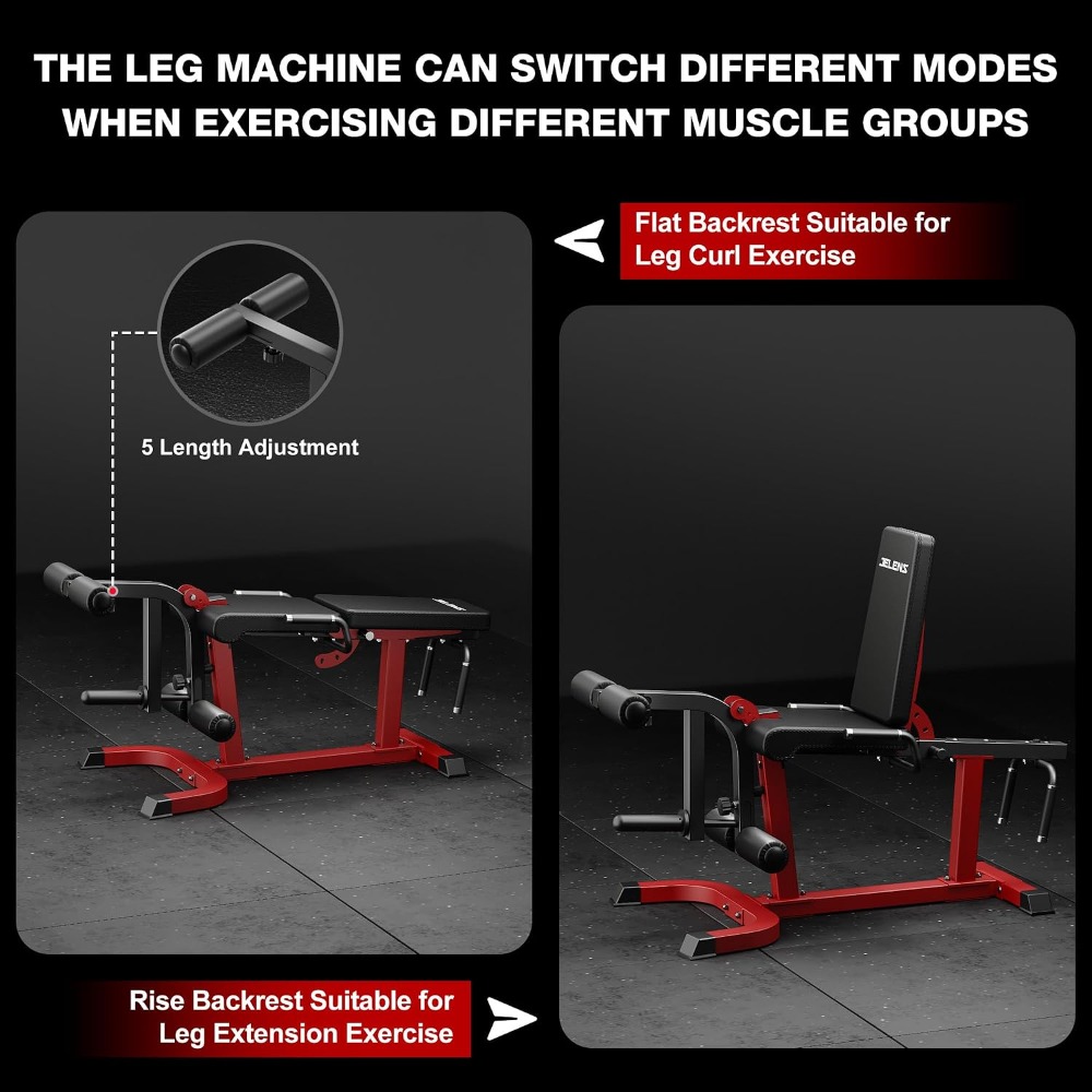 Adjustable Leg Extension & Cur - Home Gym Machine บทวิจารณ์และราคา