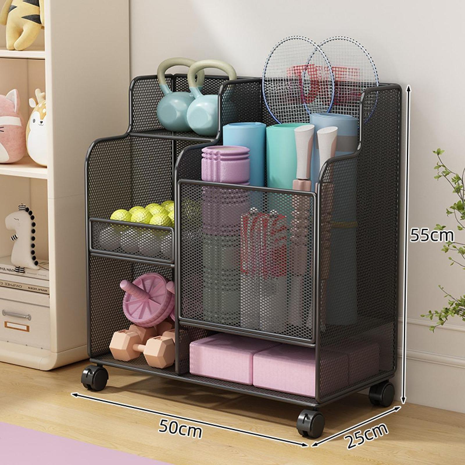 Sports Equipment Storage Rack  - Home Gym Yoga Mat Storage บทวิจารณ์และราคา
