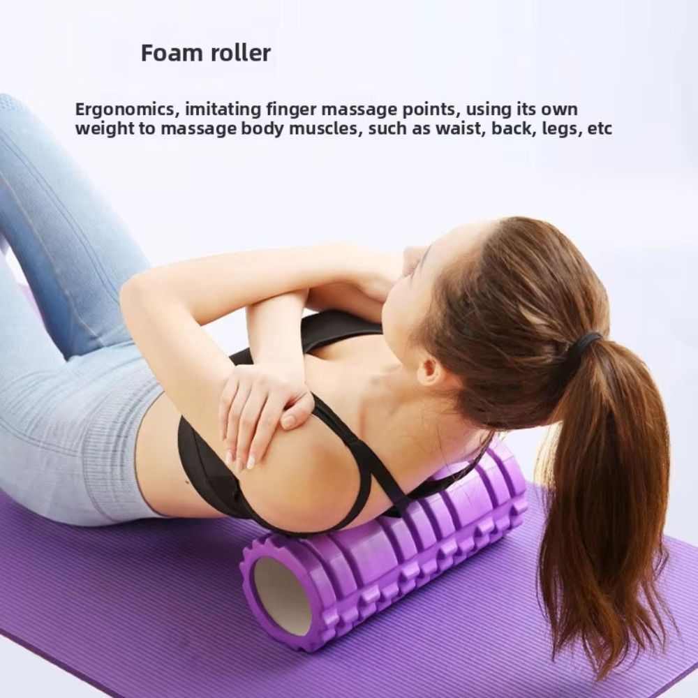EVA Foam Fitness Back Roll Tri - Foam Roller High Density บทวิจารณ์และราคา