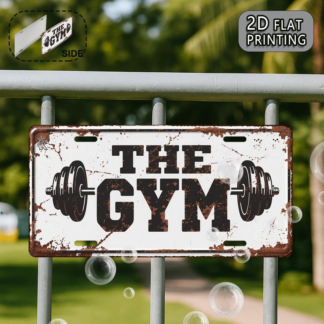 2D Flat, 1pc Vintage Gym Metal - Home Gym Aesthetic บทวิจารณ์และราคา