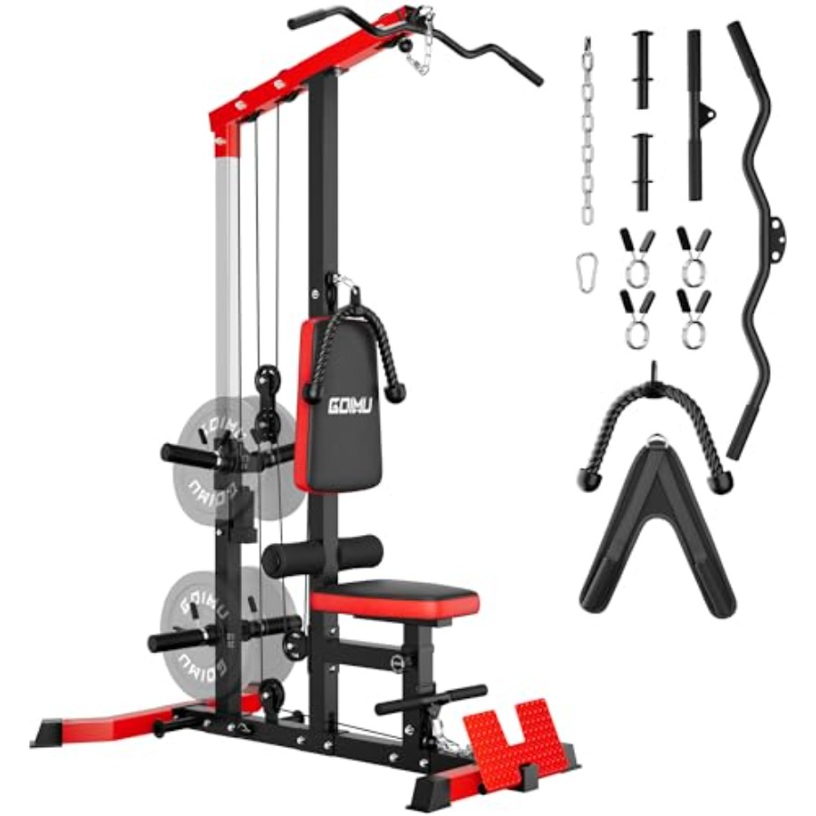 Home gym LAT pulldown machine, - Home Gym Machine บทวิจารณ์และราคา