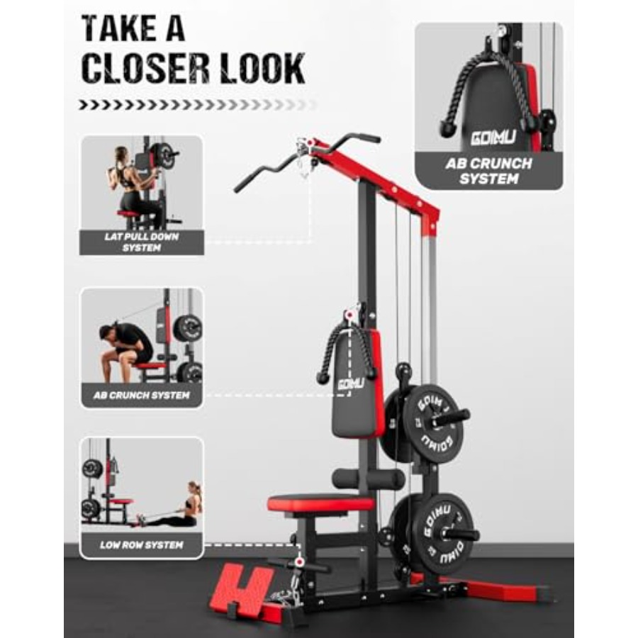 Home gym LAT pulldown machine, - Home Gym Machine บทวิจารณ์และราคา