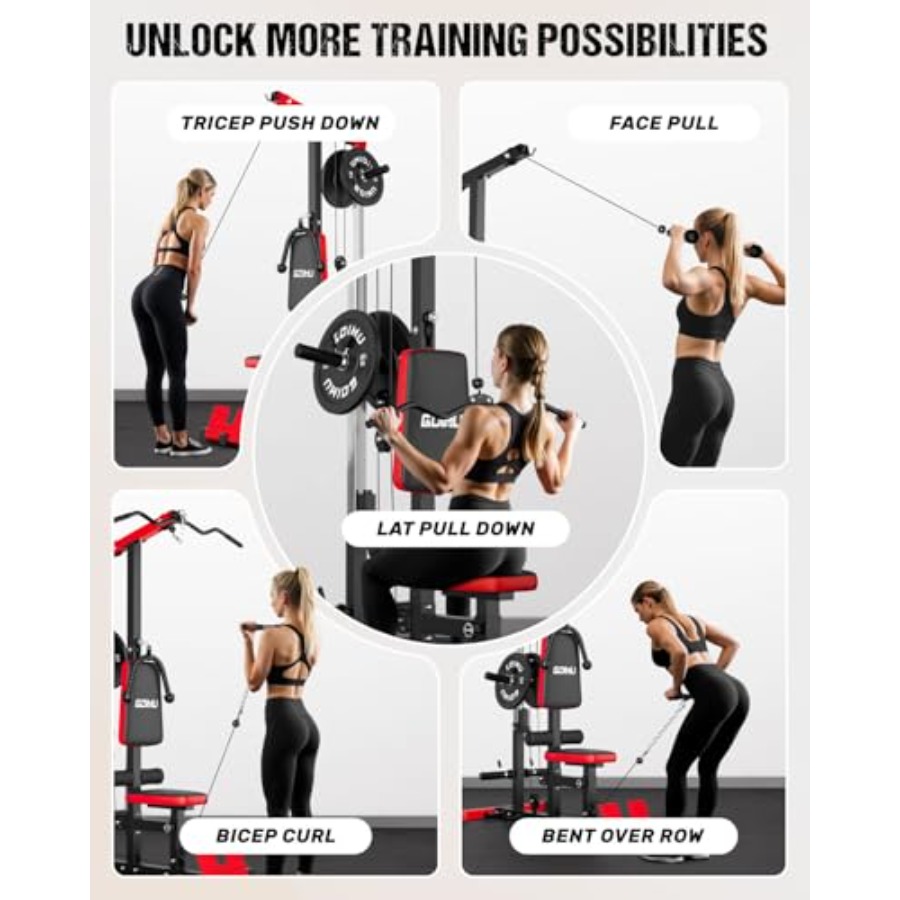 Home gym LAT pulldown machine, - Home Gym Machine บทวิจารณ์และราคา