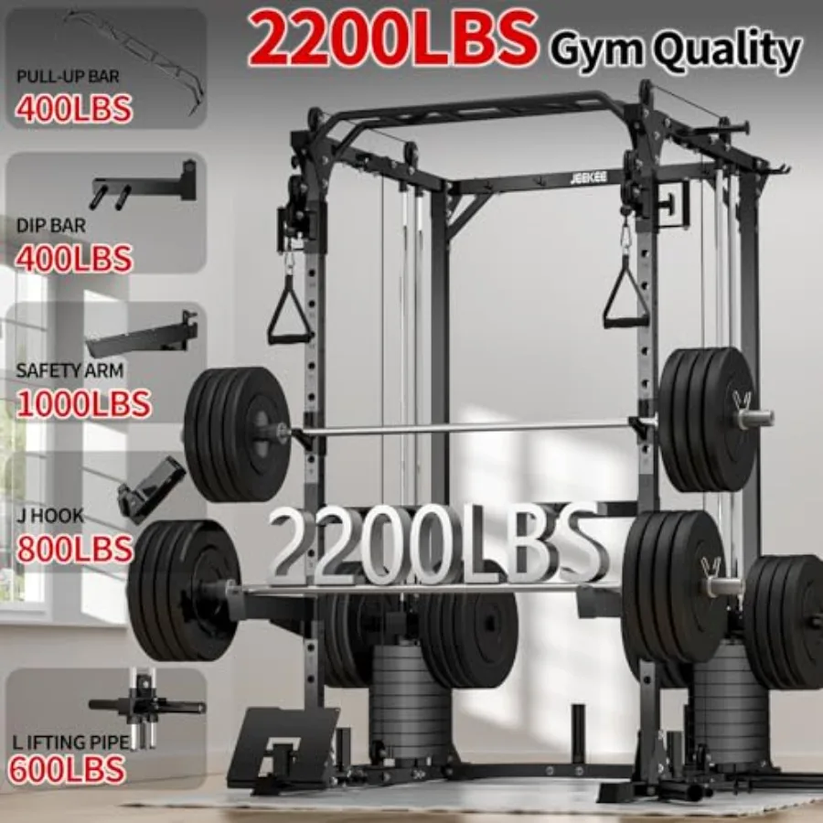 Home gym power cage with cable - Home Gym Weights บทวิจารณ์และราคา