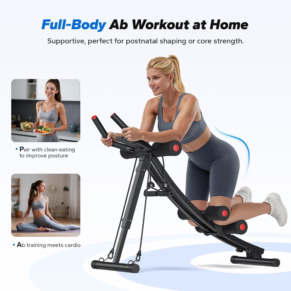 Adjustable Dual Track Ab Train - Home Gym Machine บทวิจารณ์และราคา