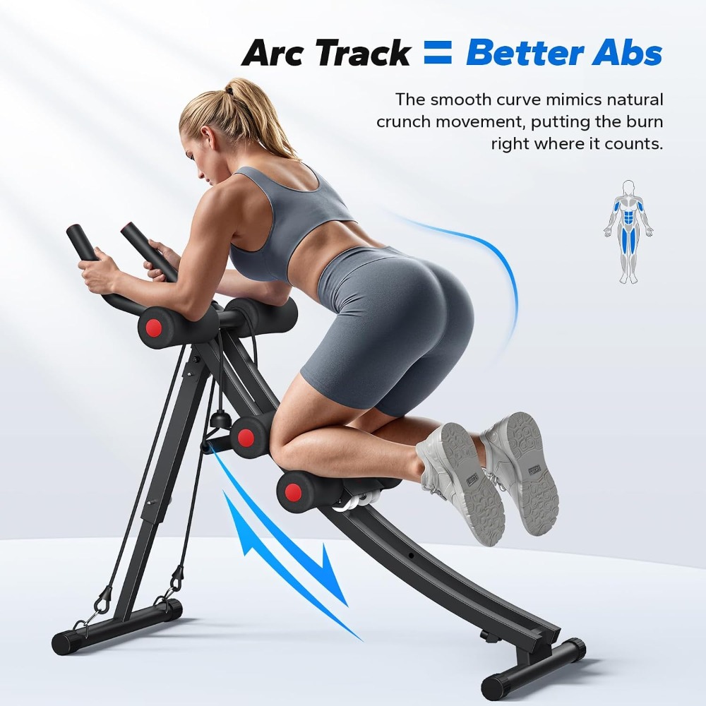 Adjustable Dual Track Ab Train - Home Gym Machine บทวิจารณ์และราคา