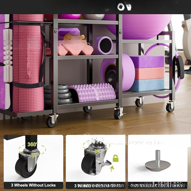 Cross-border dumbbell rack, yo - Home Gym Yoga Mat Storage บทวิจารณ์และราคา