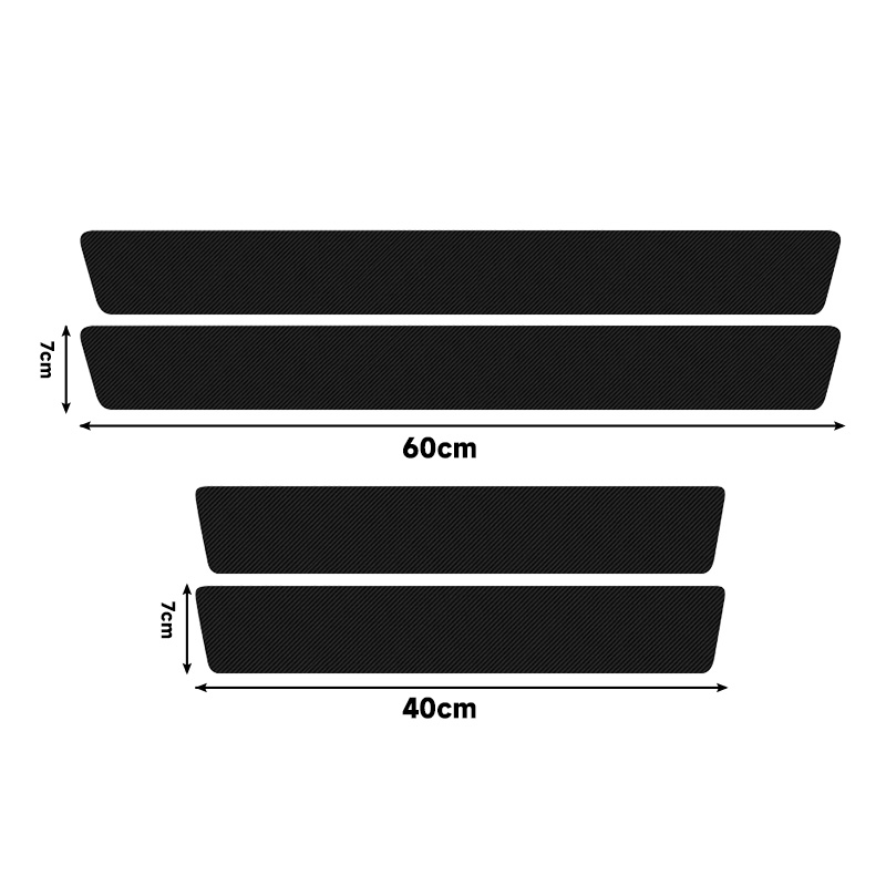 1/4/5/9Pcs Car Door  Carbon Fi - Weight Plate Bumper บทวิจารณ์และราคา
