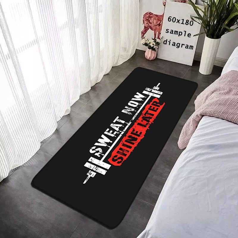 GYM Exercise Floor Mat Time No - Home Gym Aesthetic บทวิจารณ์และราคา