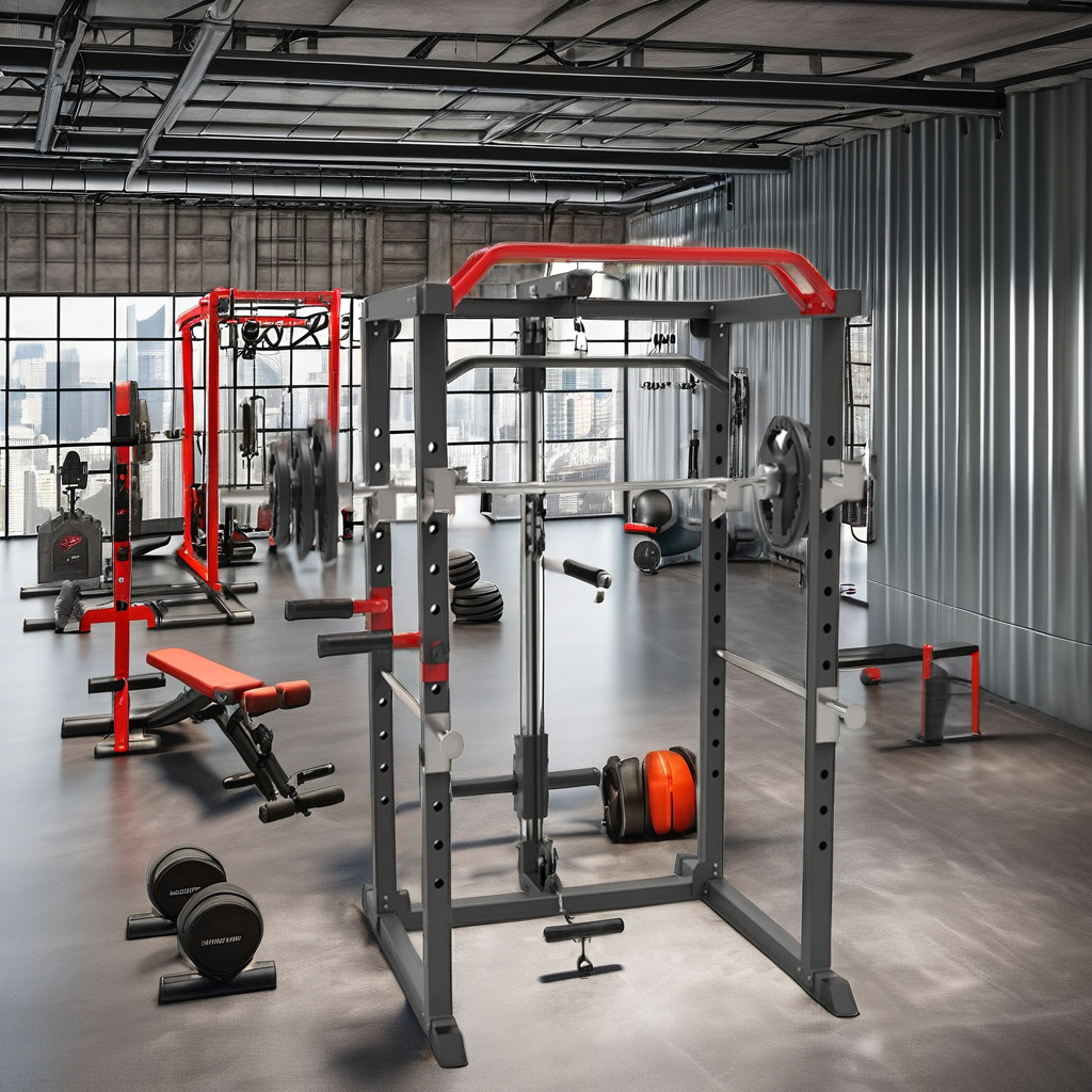 Steel Full Cage Gym Power Towe - Home Gym Weights บทวิจารณ์และราคา