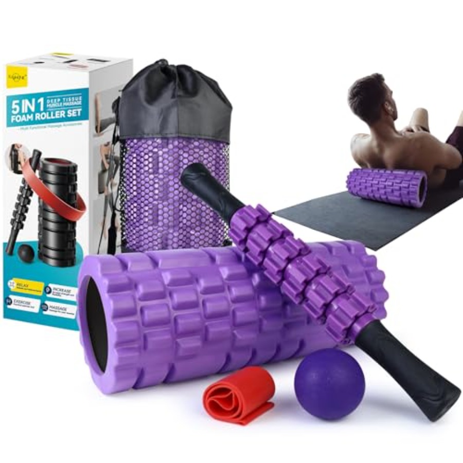 5 in1 Foam Roller Set High Den - Foam Roller High Density บทวิจารณ์และราคา