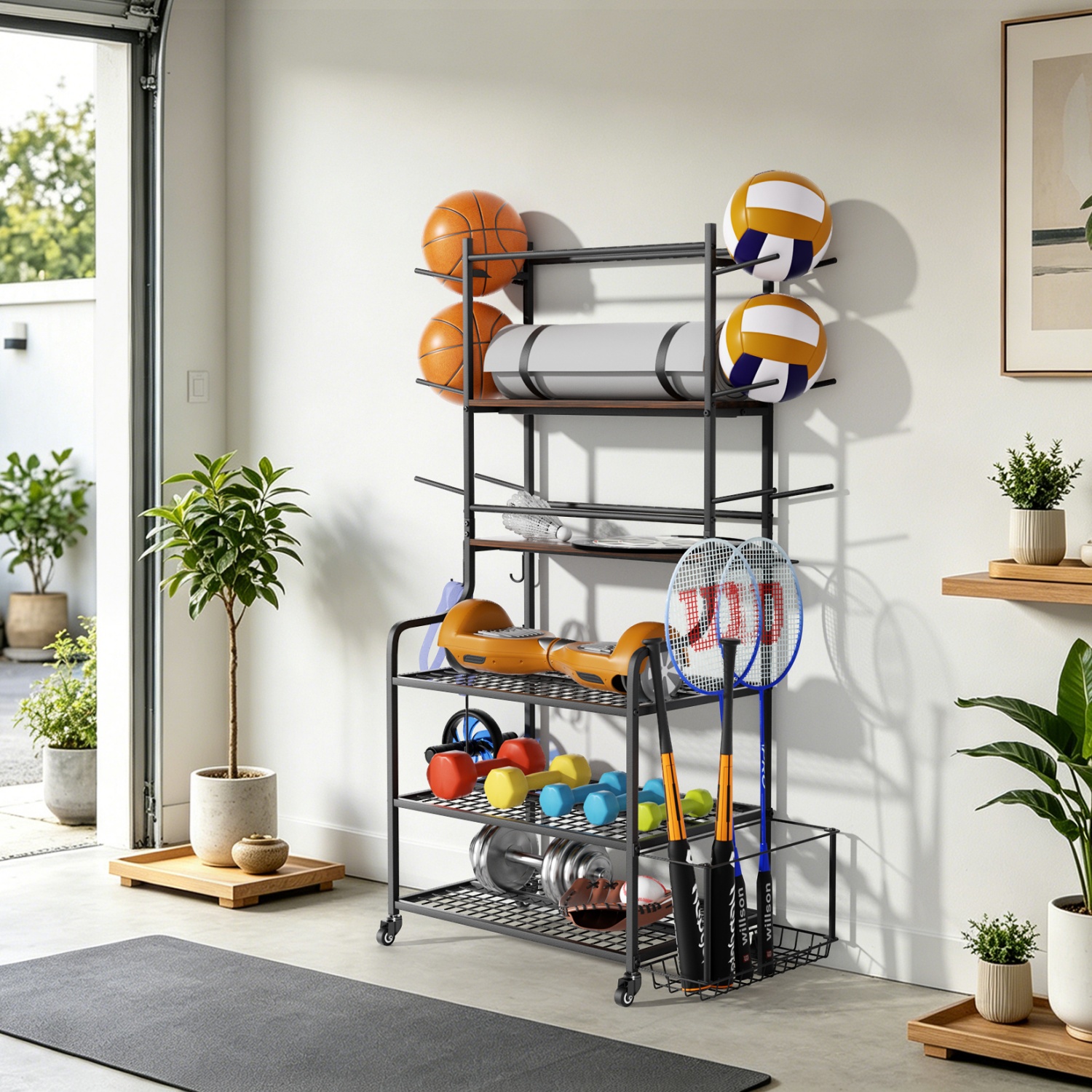 Yoga Mat Storage Rack Home Gym - Home Gym Yoga Mat Storage บทวิจารณ์และราคา