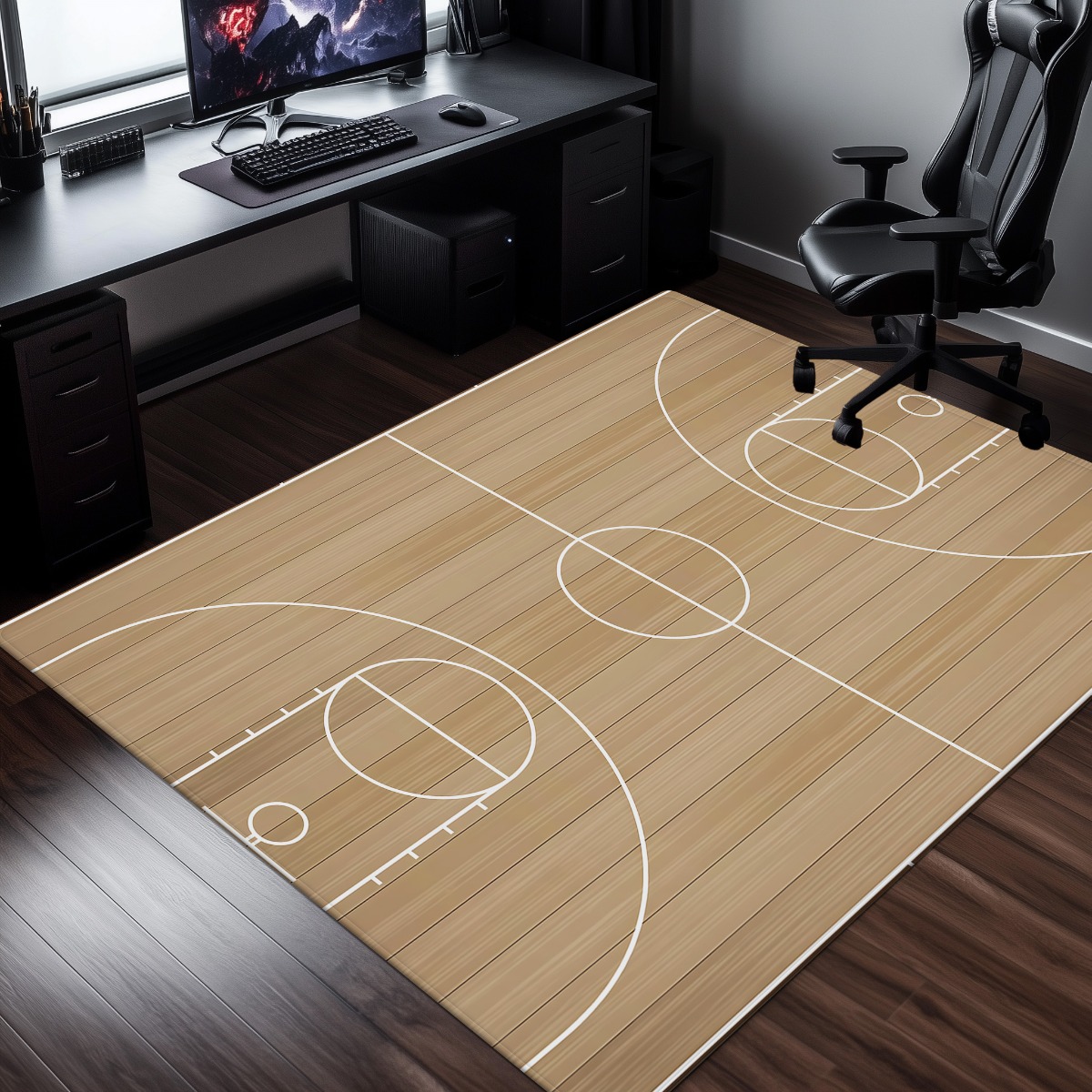 Basketball court design plush  - Home Gym And Basketball Court บทวิจารณ์และราคา