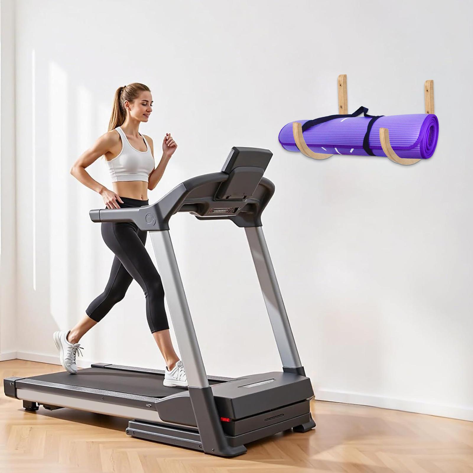 Yoga Mat Organizer 2 Pieces Wo - Home Gym Yoga Mat Storage บทวิจารณ์และราคา