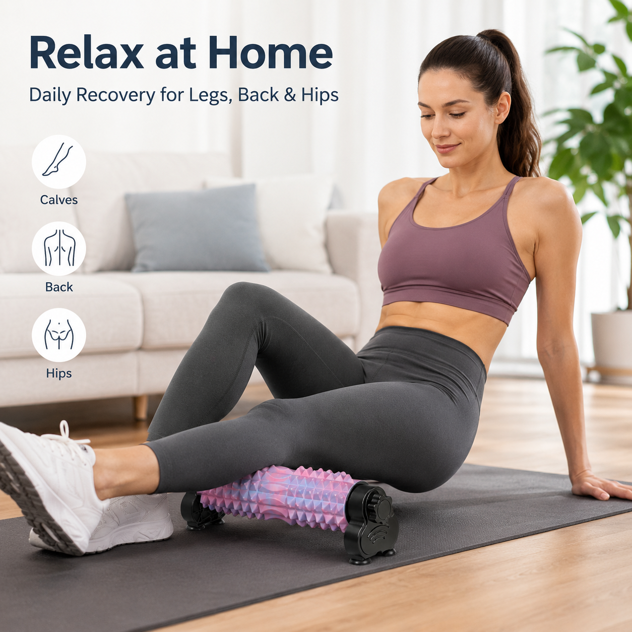 GOOGO 3D Texture Massage Fasci - Foam Roller High Density บทวิจารณ์และราคา