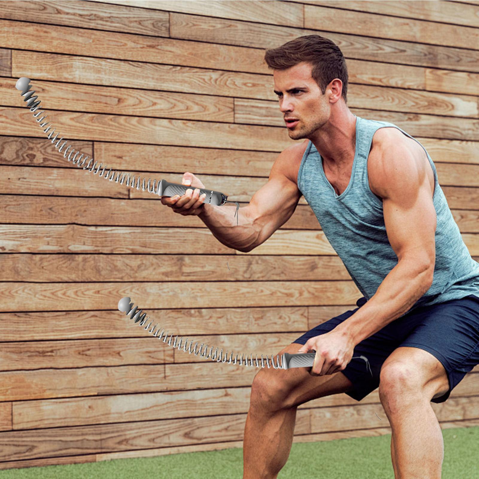 Cordless Battle Rope Cordless  - Home Gym Weights บทวิจารณ์และราคา