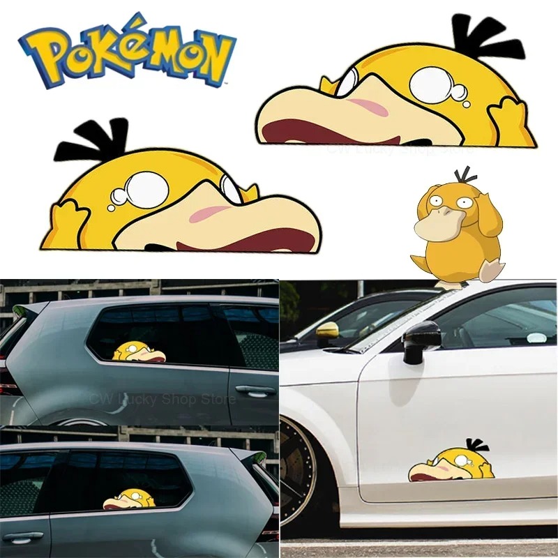 Pokemon Psyduck Car Sticker An - Weight Plate Bumper บทวิจารณ์และราคา
