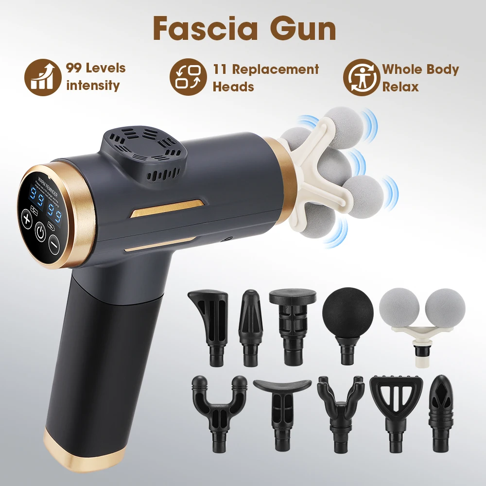 Electric Fascia Gun 24W 99 Gea - Home Gym Electric Machine บทวิจารณ์และราคา