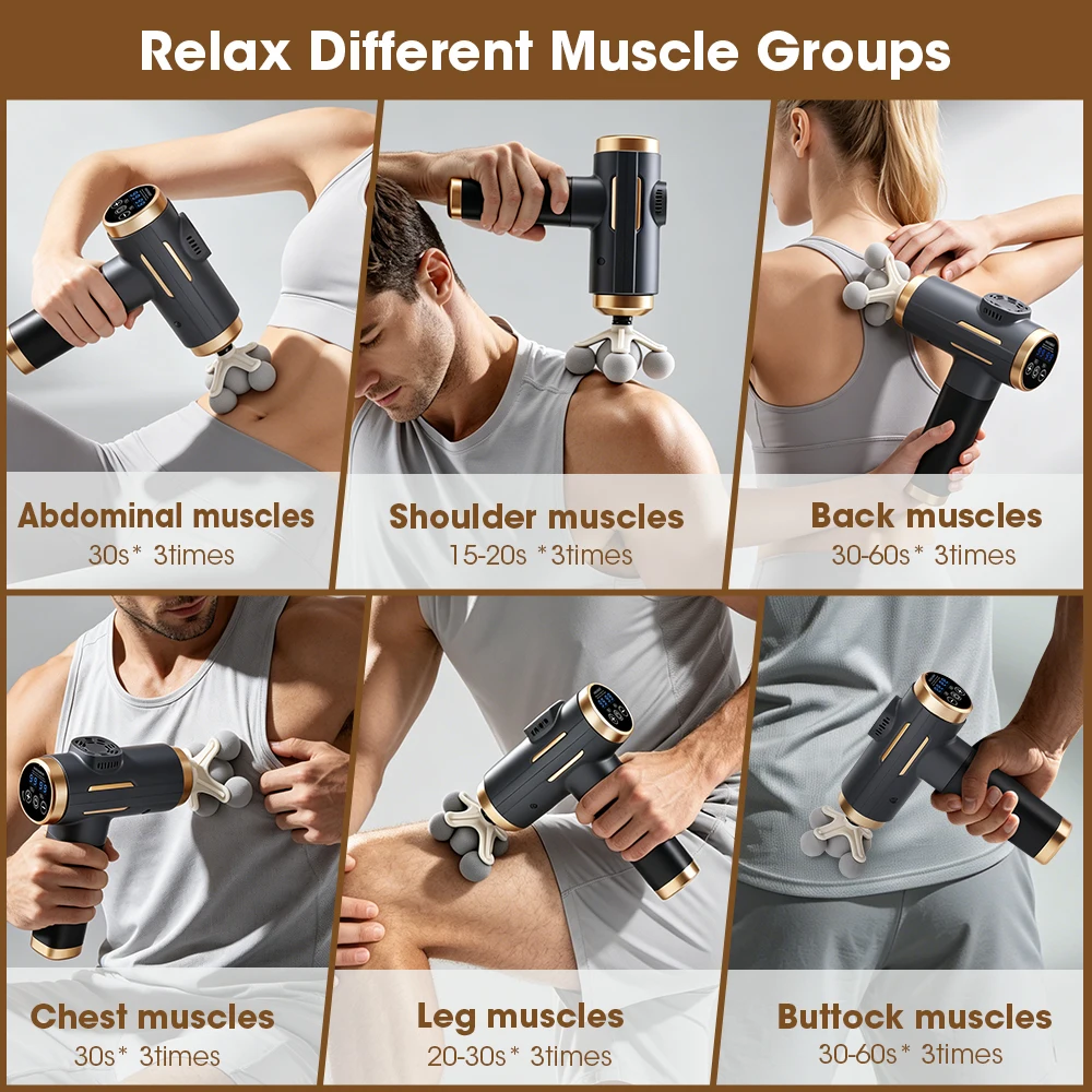 Electric Fascia Gun 24W 99 Gea - Home Gym Electric Machine บทวิจารณ์และราคา
