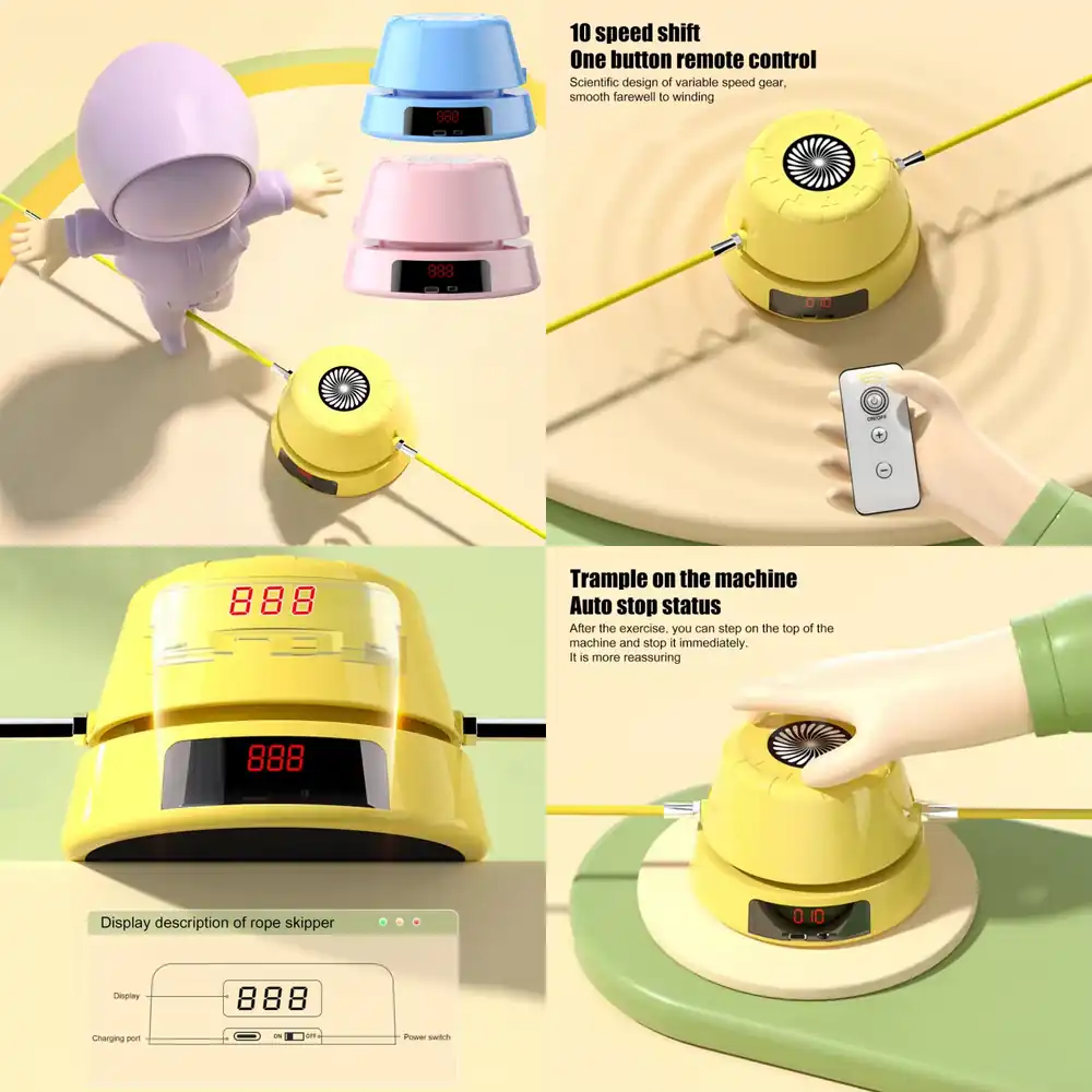 WAP01  Smart Electric Skipping - Home Gym Electric Machine บทวิจารณ์และราคา