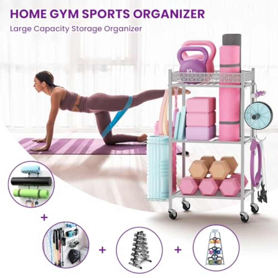 Yoga Mat Storage Rack Home Gym - Home Gym Yoga Mat Storage บทวิจารณ์และราคา