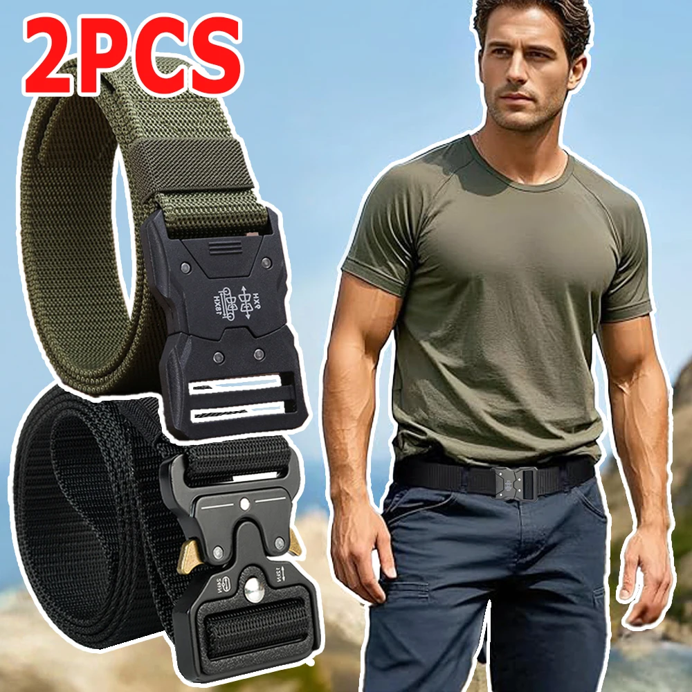 2PCS - Men's Tactical Belt, Ar - Battle Rope Heavy บทวิจารณ์และราคา