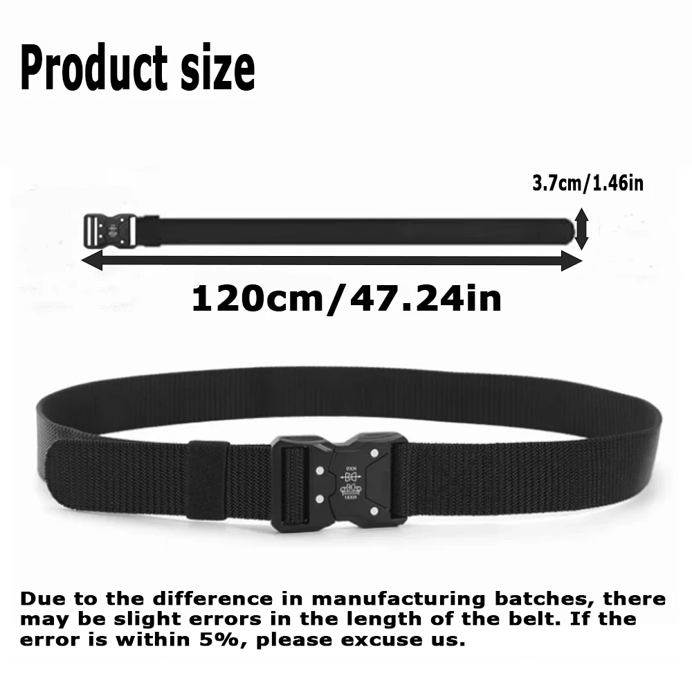 2PCS - Men's Tactical Belt, Ar - Battle Rope Heavy บทวิจารณ์และราคา