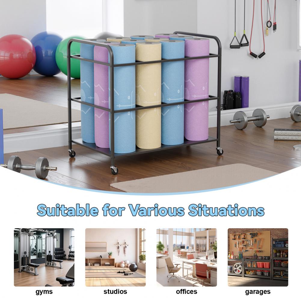 Home Gym Workout Equipment Sto - Home Gym Yoga Mat Storage บทวิจารณ์และราคา