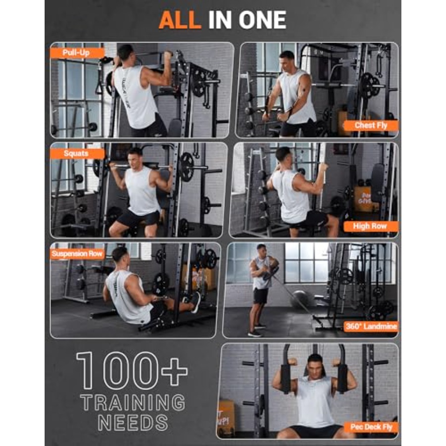 Smith Machine Home Gym Squat R - Home Gym Machine บทวิจารณ์และราคา