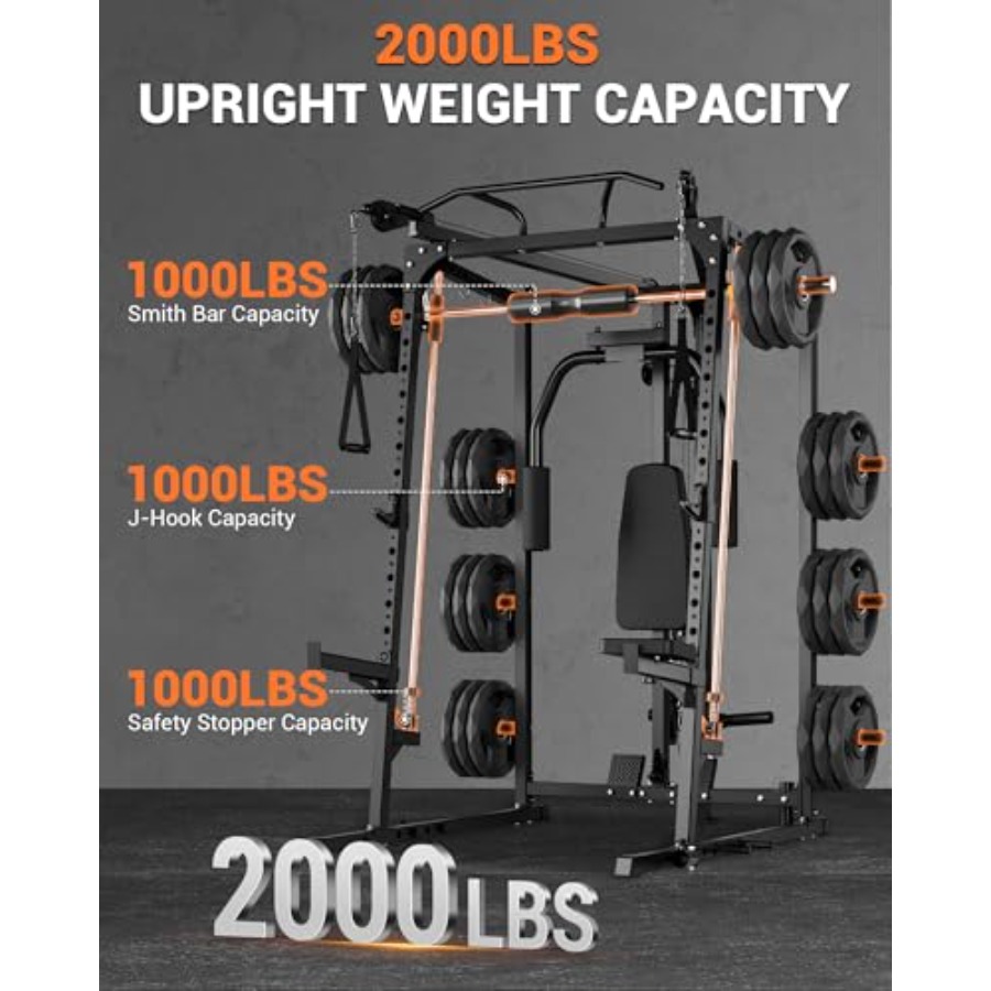 Smith Machine Home Gym Squat R - Home Gym Machine บทวิจารณ์และราคา