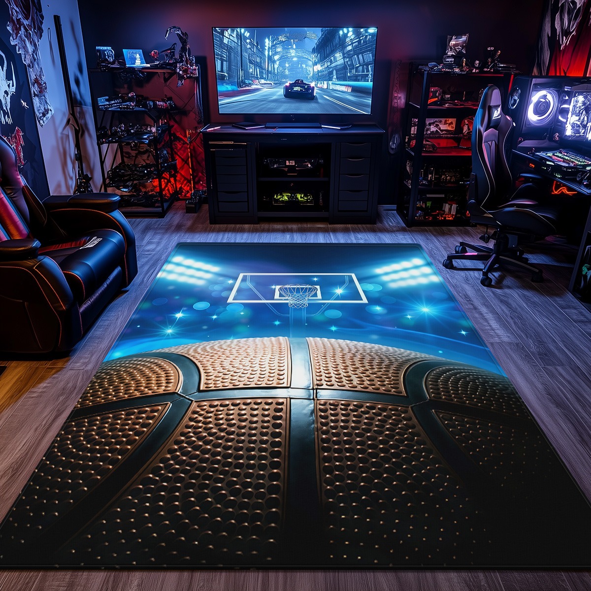 Basketball court design plush  - Home Gym And Basketball Court บทวิจารณ์และราคา