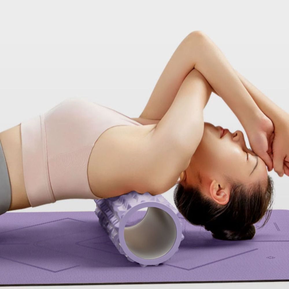 EVA Foam Fitness Back Roll Tri - Foam Roller High Density บทวิจารณ์และราคา