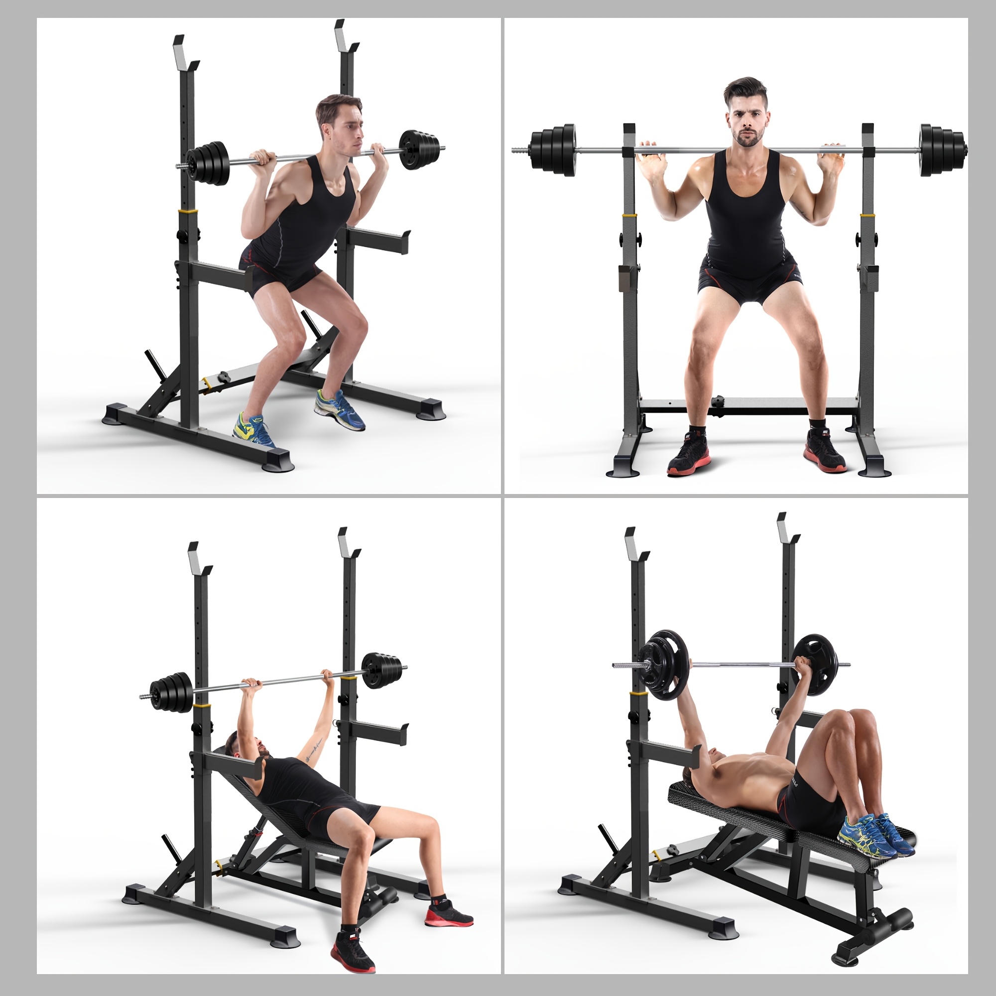 1 Squat Stand With Barbell Wei - Home Gym Weights บทวิจารณ์และราคา