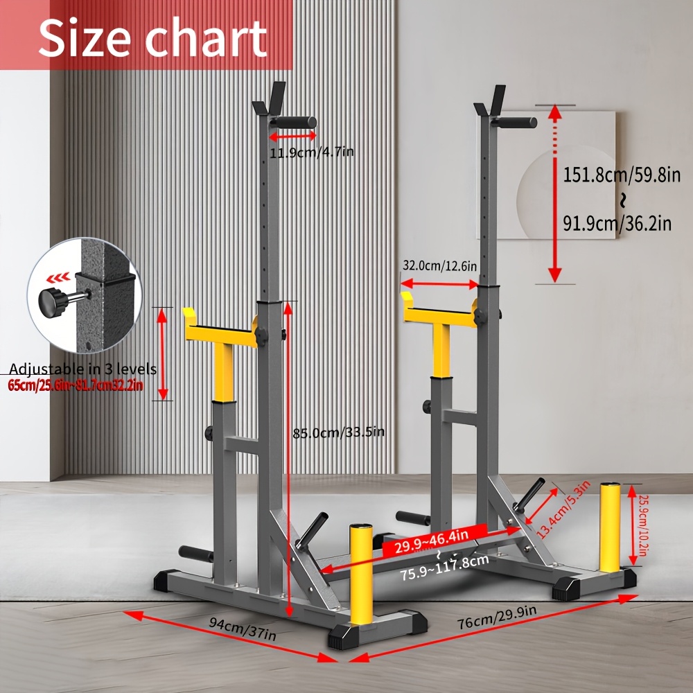 1 Squat Stand With Barbell Wei - Home Gym Weights บทวิจารณ์และราคา