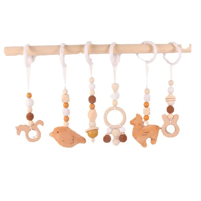 6Pcs Wooden Baby Toys Wooden B - Home Gym Aesthetic บทวิจารณ์และราคา