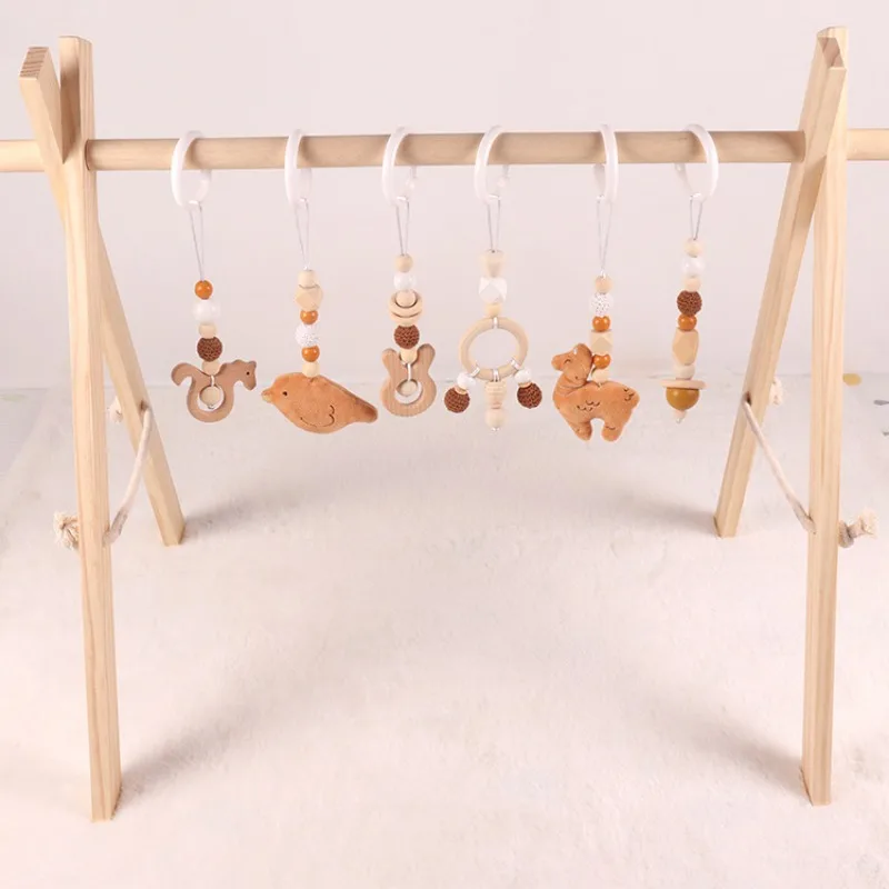 6Pcs Wooden Baby Toys Wooden B - Home Gym Aesthetic บทวิจารณ์และราคา