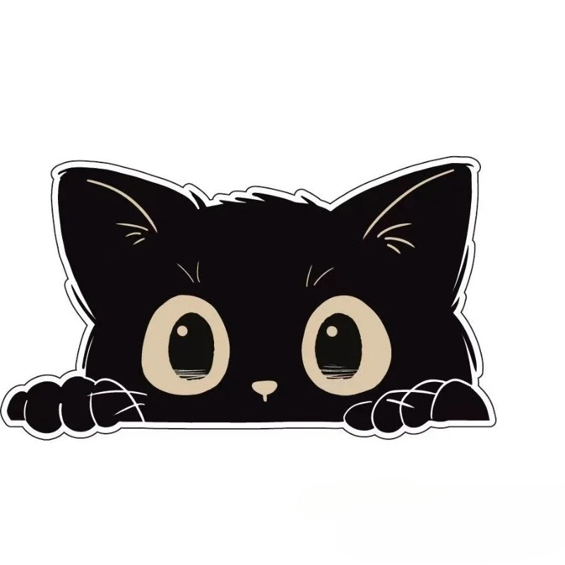 1pc Peeking Cat Sticker Car Bu - Weight Plate Bumper บทวิจารณ์และราคา