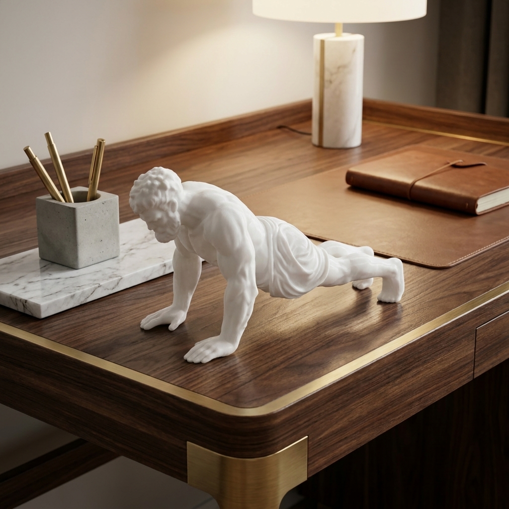 Creative Push-Up Statue Orname - Home Gym Aesthetic บทวิจารณ์และราคา