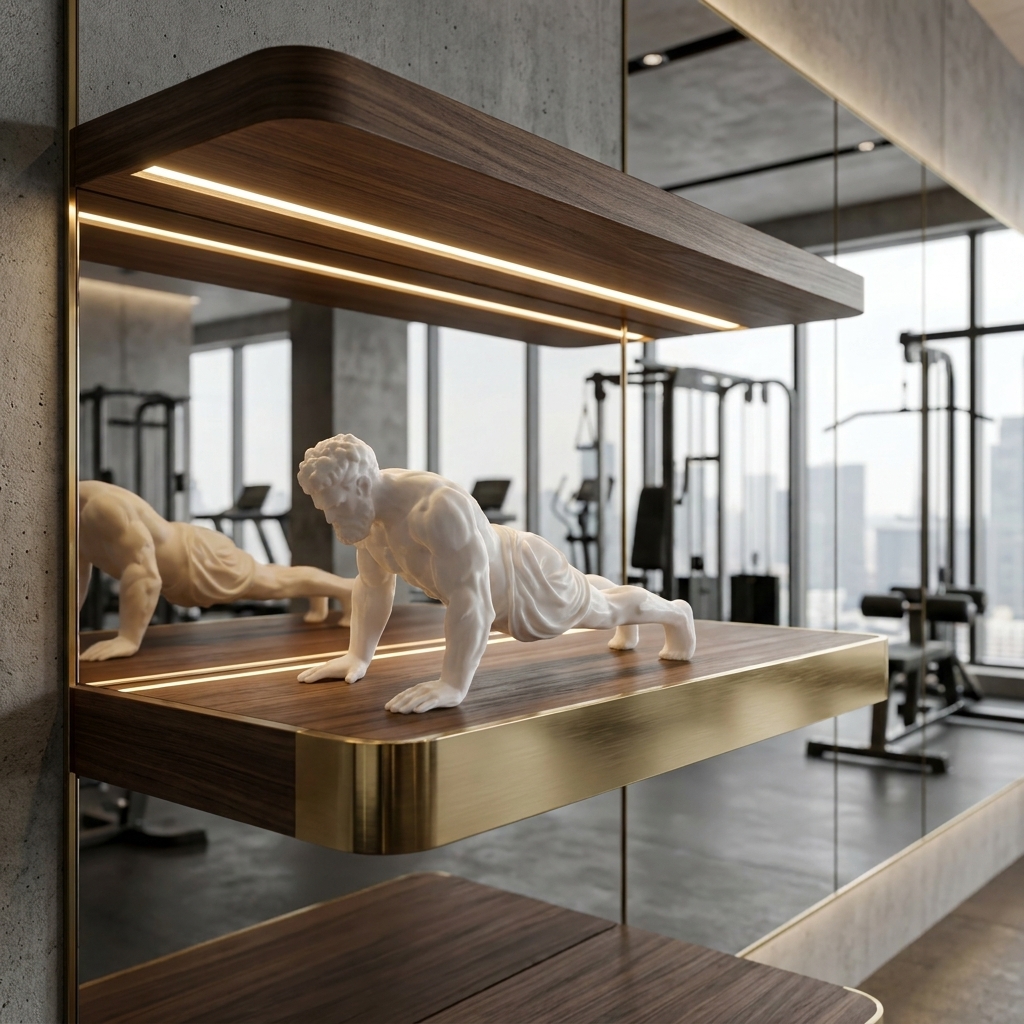 Creative Push-Up Statue Orname - Home Gym Aesthetic บทวิจารณ์และราคา