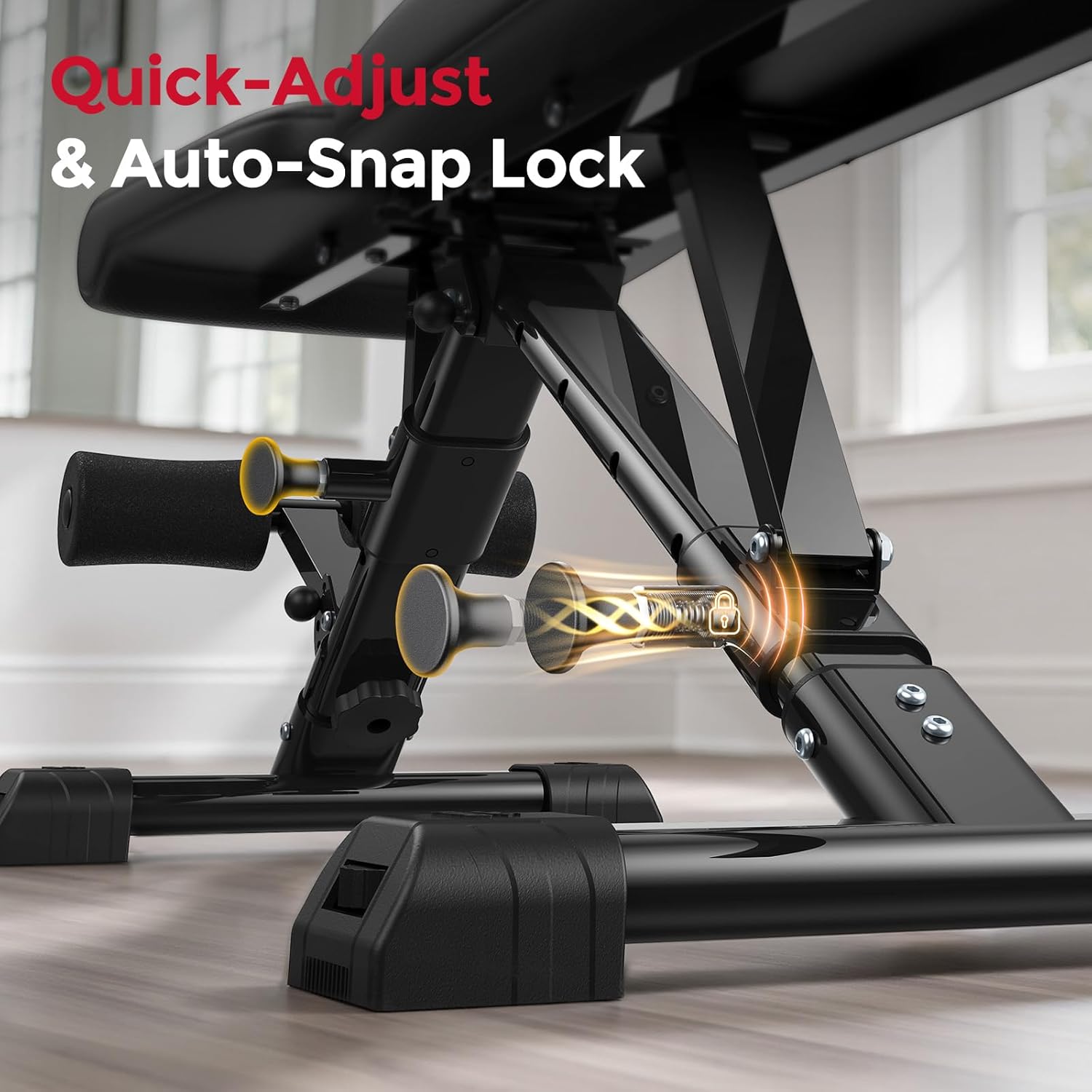Adjustable Weight Bench 800LBS - Home Gym Weights บทวิจารณ์และราคา