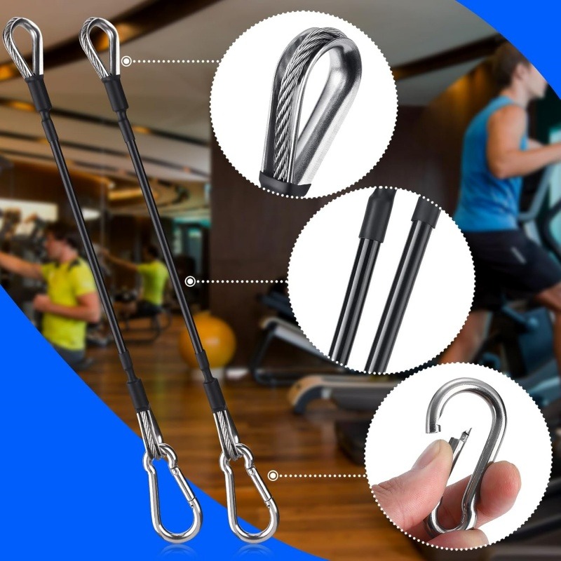 1/2Pcs 25cm Gym Cable Extensio - Home Gym Tools บทวิจารณ์และราคา