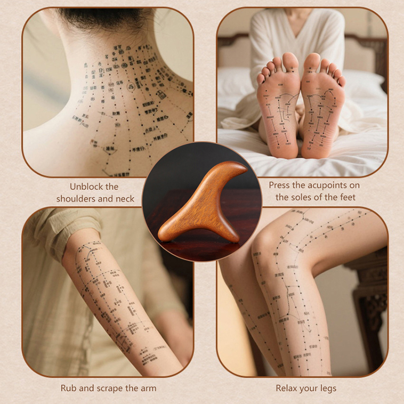 1 PCS Neck Foot Sandalwood Tri - Home Gym Tools บทวิจารณ์และราคา